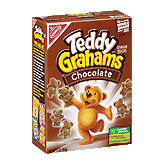 Nabisco Honey Maid teddy grahams; chocolate graham snacks Left Picture